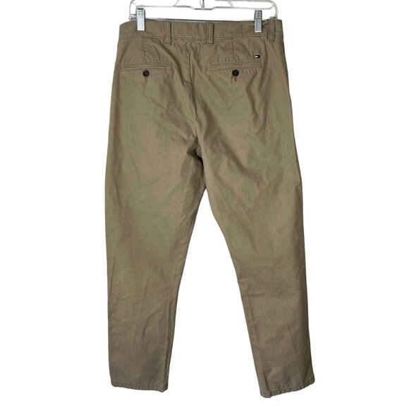 Tommy Hilfiger Chino Pants Mens 31 x 30 Beige Tan Casual Preppy - Picture 2 of 10